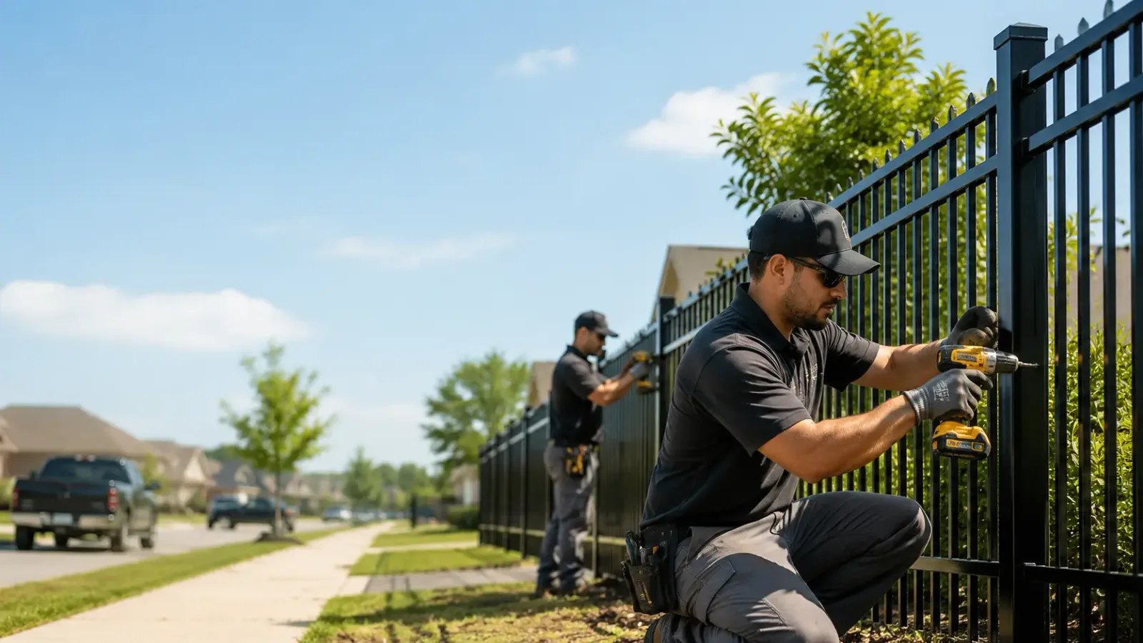 Metal Fence Installation in Glen Head, NY